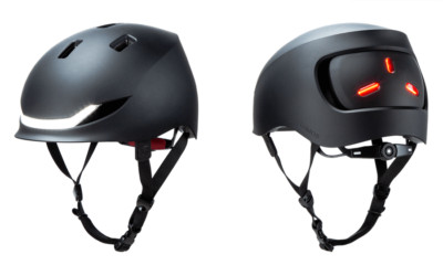 Lumos Street LED Helm Licht Blinker Warnlicht charcoal black 54-61cm