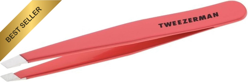 Stainless Steel Slant Tweezer, Geranium