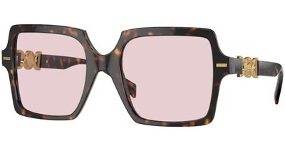 Pre-owned Versace Ve4441 108/p5 Sunglasses Women's Havana/photocromic Pink 55mm