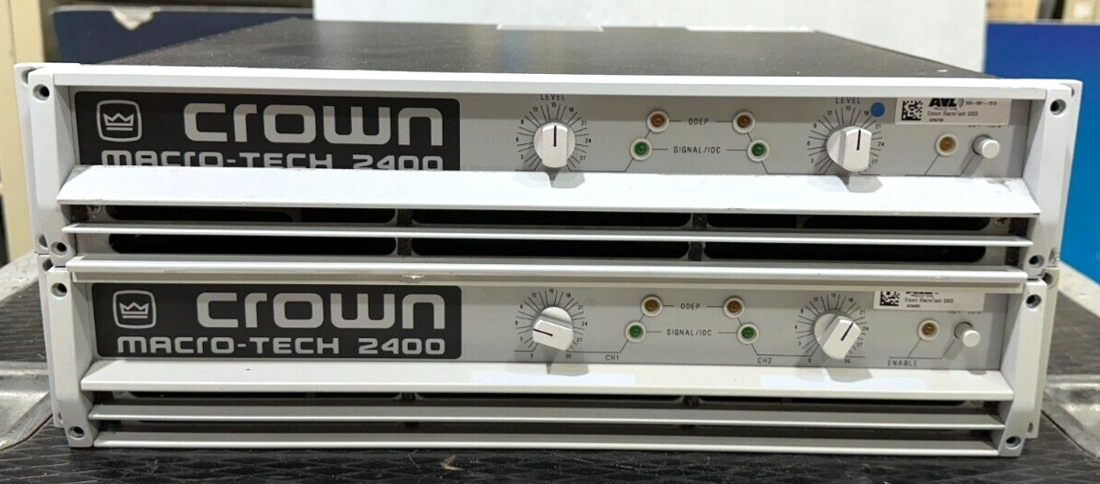 Crown Macro-Tech 2400 Power Amp (One) TRUEHEARTSOUND | eBay