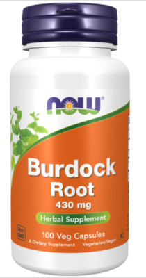 Now Foods Burdock Root 430 mg, 100 Veg Capsules