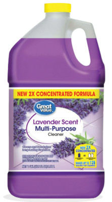 Great Value 2X Lavender Scented Multi Purpose Cleaner Lavender 128oz