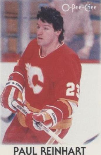 1987-88 O-Pee-Chee Leaders Mini - Paul Reinhart #34