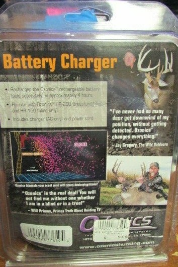 Ozonics Battery Charger for HR-200 #SG-SBC01  4 HOUR CHARGER