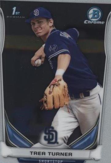 Bowman Chrome Minis 2014 - Trea Turner #300