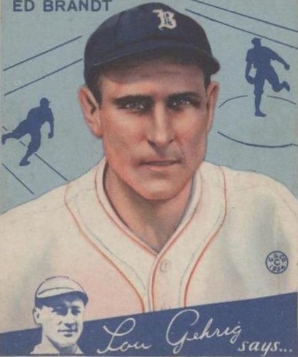 1934 Goudey Big League Chewing Gum - Ed Brandt #5