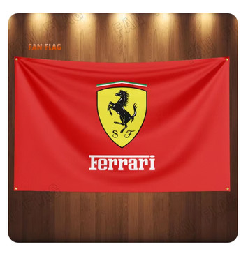 Ferrari racing flag polyester