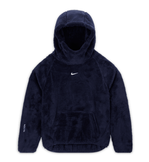 NIKE NIKE X NOCTA 8K PEAKS WMNS FLEECE HOODIE MIDNIGHT NAVY DV3645-410 SIZE XS-XXL