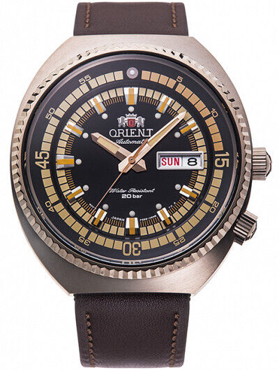 Pre-owned Orient Neo Classic Sports Rn-aa0e06b Mechanical Automatic Watch 46mm Brown Men's