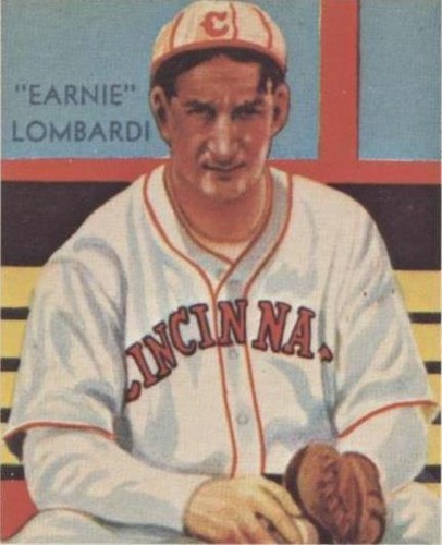 1985 Renata Galasso 1934-36 National Chicle Diamond Stars Reprints - Ernie Lombardi #36