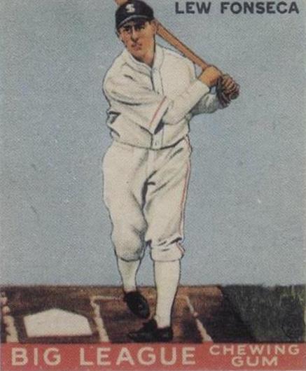 1983 Renata Galasso 1933 Goudey Reprints - Lew Fonseca #43