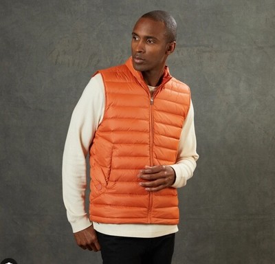 Cuts Clothing Down Power Vest Dark Adobe Medium mint condition FINAL SALE