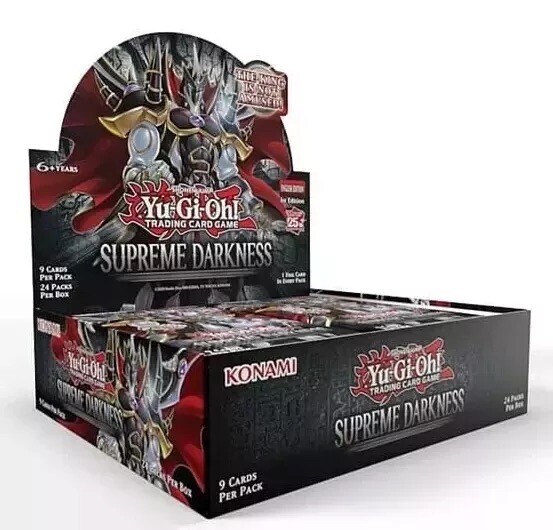 Yugioh Supreme Darkness Booster Box 1st Edition Factory Sealed | eBay