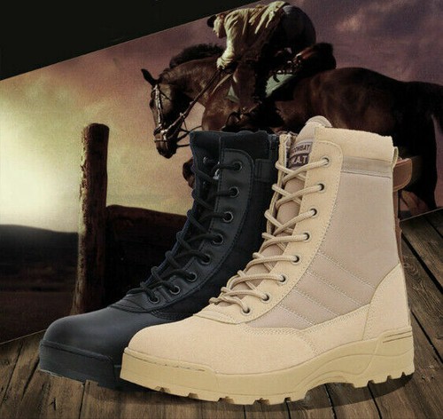 Herren Kampfschuhe Military Tactical Desert Ankle Boots Booties Stiefel Combat h