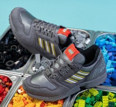 ADIDAS ORIGINALS ZX 8000 LEGO FY7080 BOOST GREY MEN'S RUNNING CASUAL SHOES