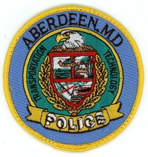 MARYLAND MD ABERDEEN POLICE NICE PATCH SHERIFF