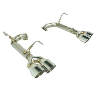 Remark Axle-Back Exhaust Pipes for 15-21 WRX STi (Single Wall 4'' SS Tips)