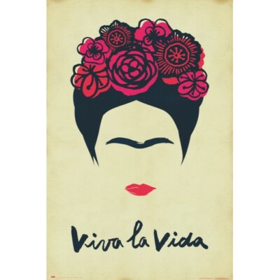 Frida Kahlo Viva La Vida Poster 24x36 3594のebay公認海外通販 セカイモン