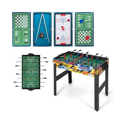 Set With Foosball Air Hockey Pool Chess And Ping Pong
