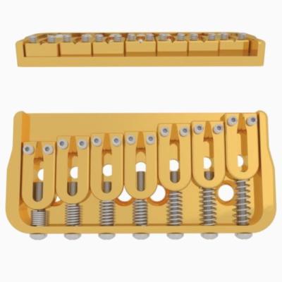 Brandnew hipshot 7 string String Fixed .125 Guitar Bridge Gold