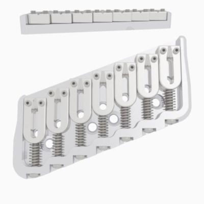 Brandnew Hipshot 7 string Multi-Scale Fixed Guitar Bridge .175 chrome 21st angle