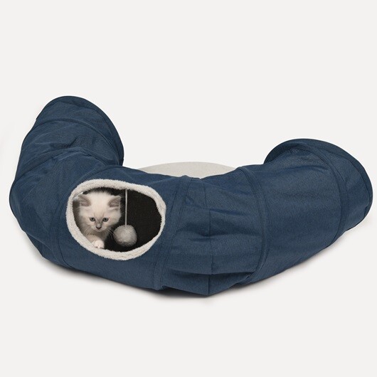 CATIT VESPER TUNNEL - BLUE - 26.77 X 38.18 X 11 IN