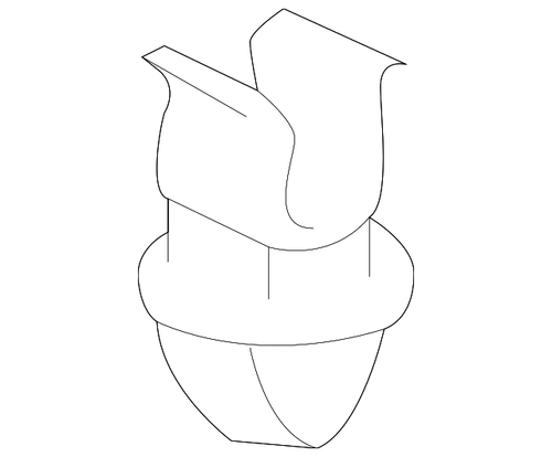 Genuine Honda Support Rod Holder 90672-TG7-A01