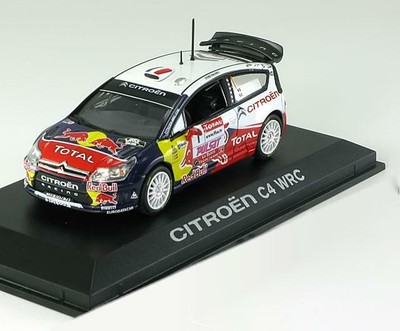1:43 Rally Citroen C4 WRC Loeb/Loeb 2009 Red