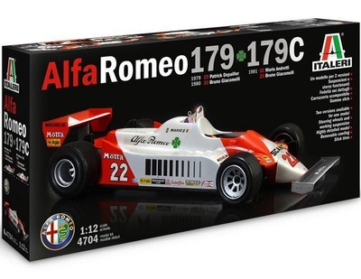 Voiture de Course 1:12 Italeri 4704: Alfa Romeo 179 / 179C 1979-1982
