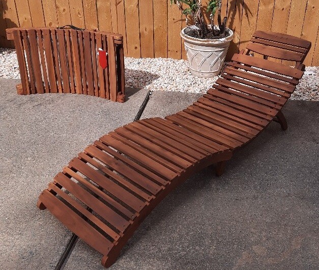 Lisbon Outdoor Folding Chaise Lounge Chair (Set of 2) eBay