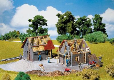 130246 Faller HO Kit of a House under construction