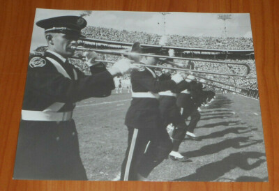 1960 Press Photo Orange Bowl Halftime Show Missouri University Marching Band