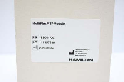Hamilton MultiFlex MTP module Ref# 188041/00