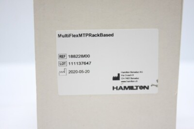 Hamilton MultiFlex MTP RACK Based REF# 188228/00