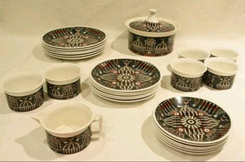 Vintage Portmerion 1960s Crockery 'The Magic City' in Portsmouth