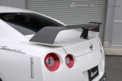 KANSAI SERVICE CARBON HIGH MOUNT REAR SPOILER FOR NISSAN GT