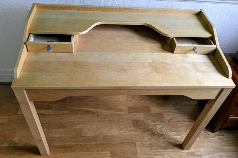 IKEA desk with 2 small locking drawers in South East London, London