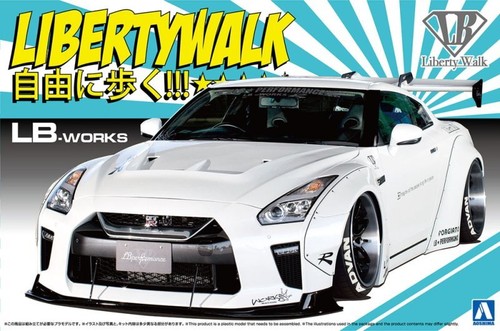 minigt Liberty Walk Nissan GT-R サテンシルバー MINI GT #49 LB☆WORKS Nissan GT-R (R35) Satin Silver RHD – J