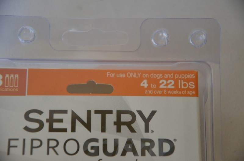 Sentry FiproGuard Topical Kills Flea Tick Lice for Dogs 3 Mo+  4 to 22-Pound NEW