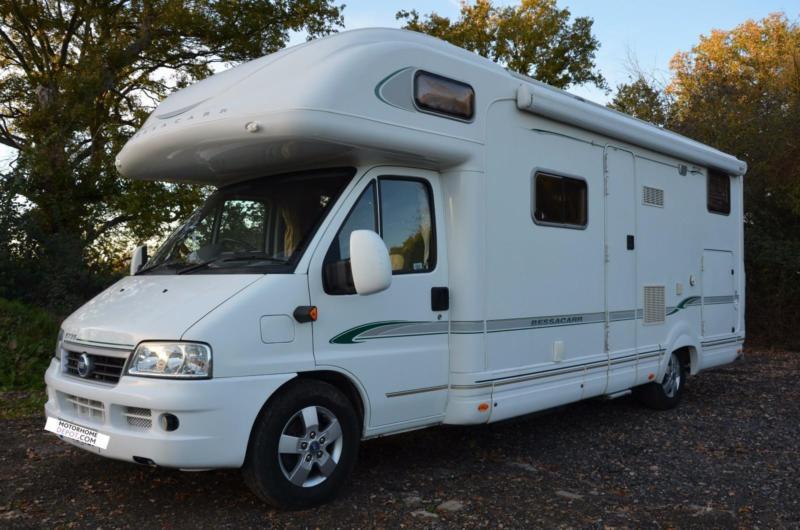6 Berth 2003 Bessacarr E735 motorhome For Sale with large garage in