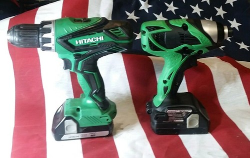 Hitachi 18V Lithium-ion 2 Impact/ Drill Tool Set