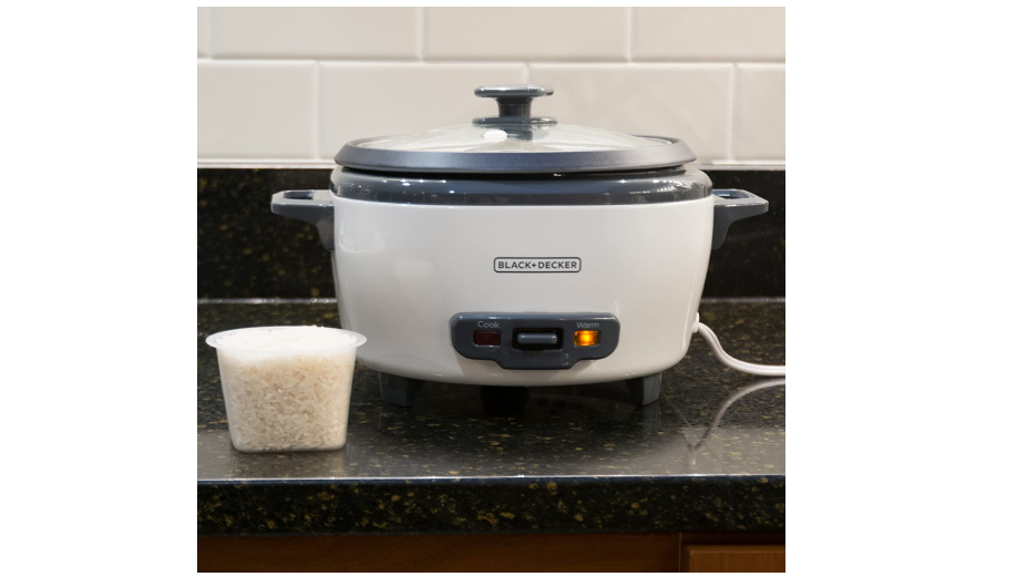 Rice Cooker Steamer 6 Cup 2 In 1 Versatility Cook Steam Vegetables Non Stick Pot