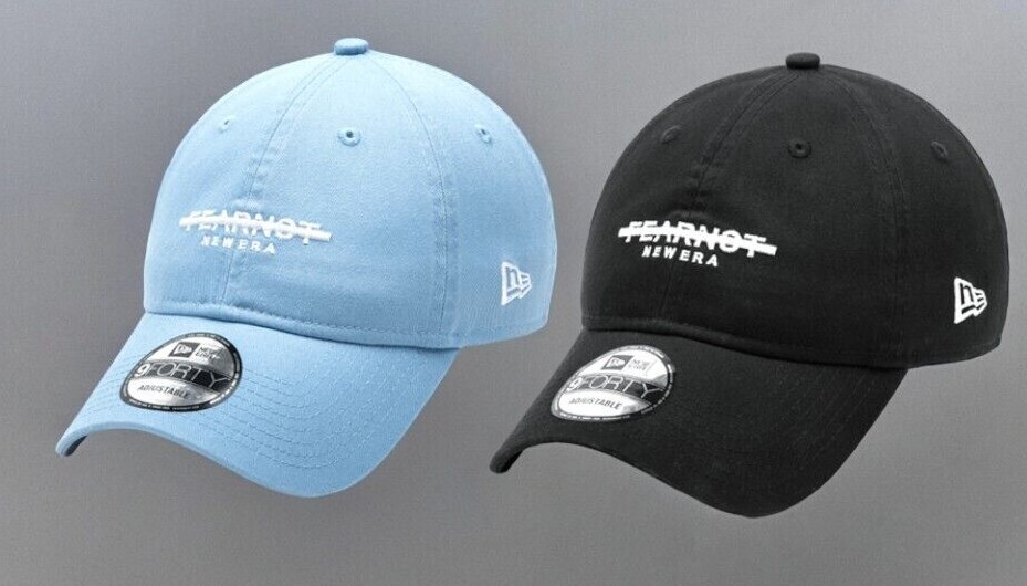 【新品】NEW ERA × LE SSERAFIM 9FORTY FEARNOT NEW ERA x LE SSERAFIM Ball Cap 9FORTY FEARNOT Black Sky Blue
