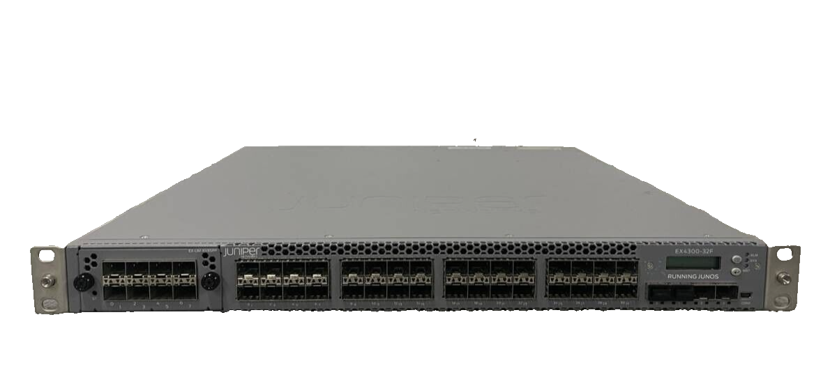 Juniper EX4300-32F 32-Port 4x 10G 2x QSFP+ Dual AC Power EX Juniper EX4300-32F 32-Port 4x 10G 2x QSFP+ Dual AC Power EX
