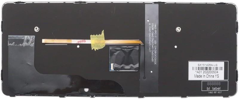 New Us Layout Keyboard With Backlit & Mouse Pointer Replacement For Hp Elitebook