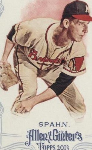 2013 Topps Allen & Ginter's - Warren Spahn #86