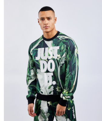 Nike Sportswear JDI Floral Crew Sweater Unisex Pullover Jumper