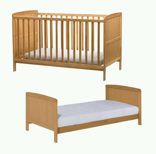 BabyStart Cot Bed Pine with mattress in Nuneaton, Warwickshire Gumtree