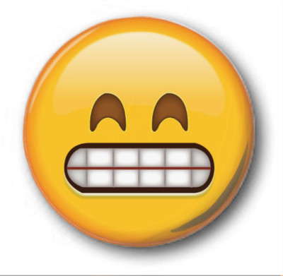 EMOJI -  1" / 25mm Button Badge (Various) - Emoticon Funny Cute Rude, 20 designs