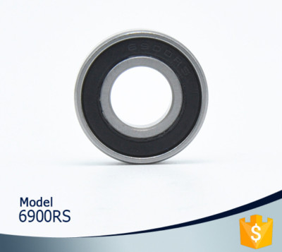 5PCS - 6900-2RS (10x22x6 mm) Metal Rubber Ball Bearing Bearings BLACK 6900RS